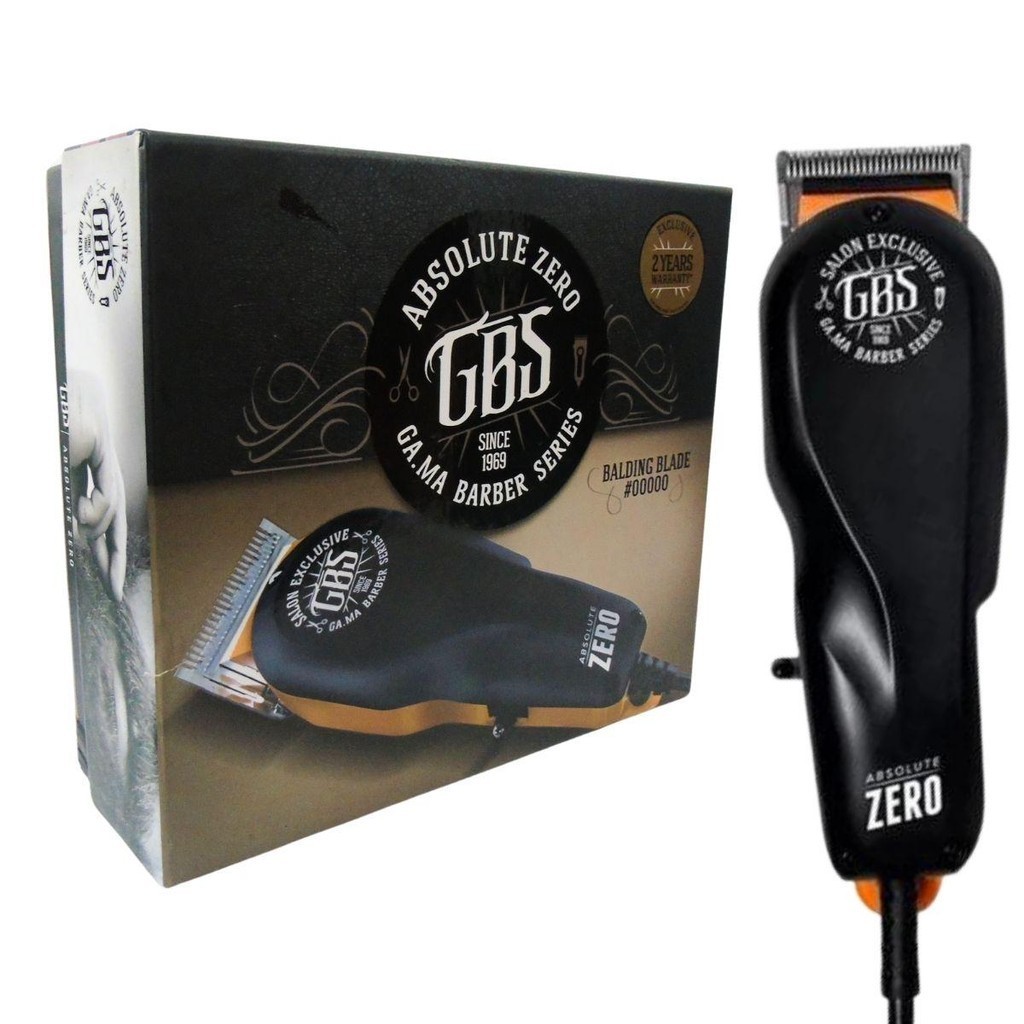 MÁQUINA DE CORTE GAMA ABSOLUTE ZERO GBS BARBER SERIES 127V