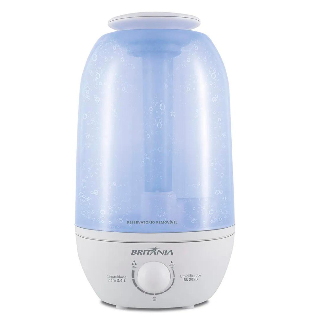 Umidificador De Ar Ultrassônico 2,4l Bivolt Britânia Branco em Oferta na Shopee
