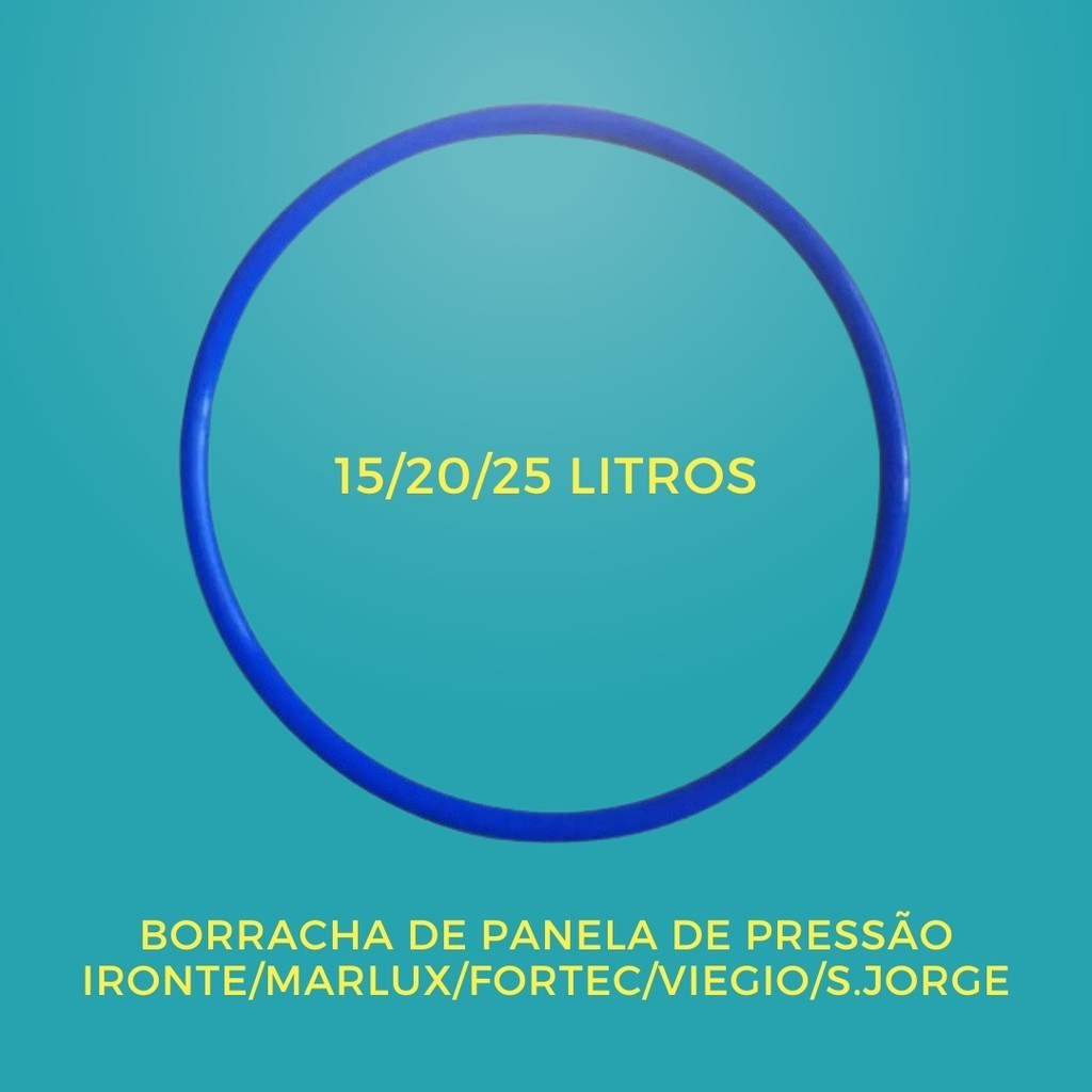 Borracha Silicone Panela De Pressão De 15/20/25litros Ironte/Marlux em Oferta na Shopee