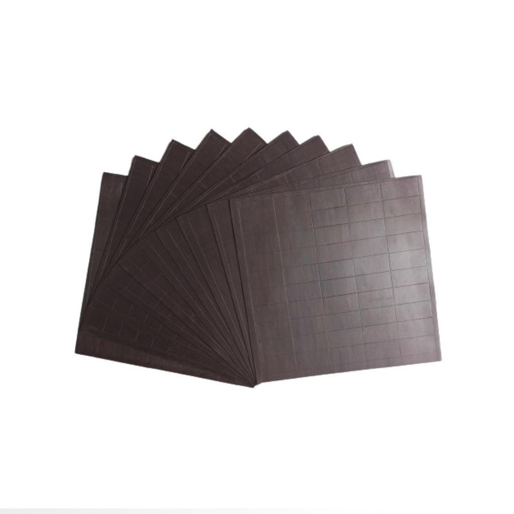 Manta Magnética Adesivada Imã Geladeira 250 pedaços 3x1,5cm Gv Home