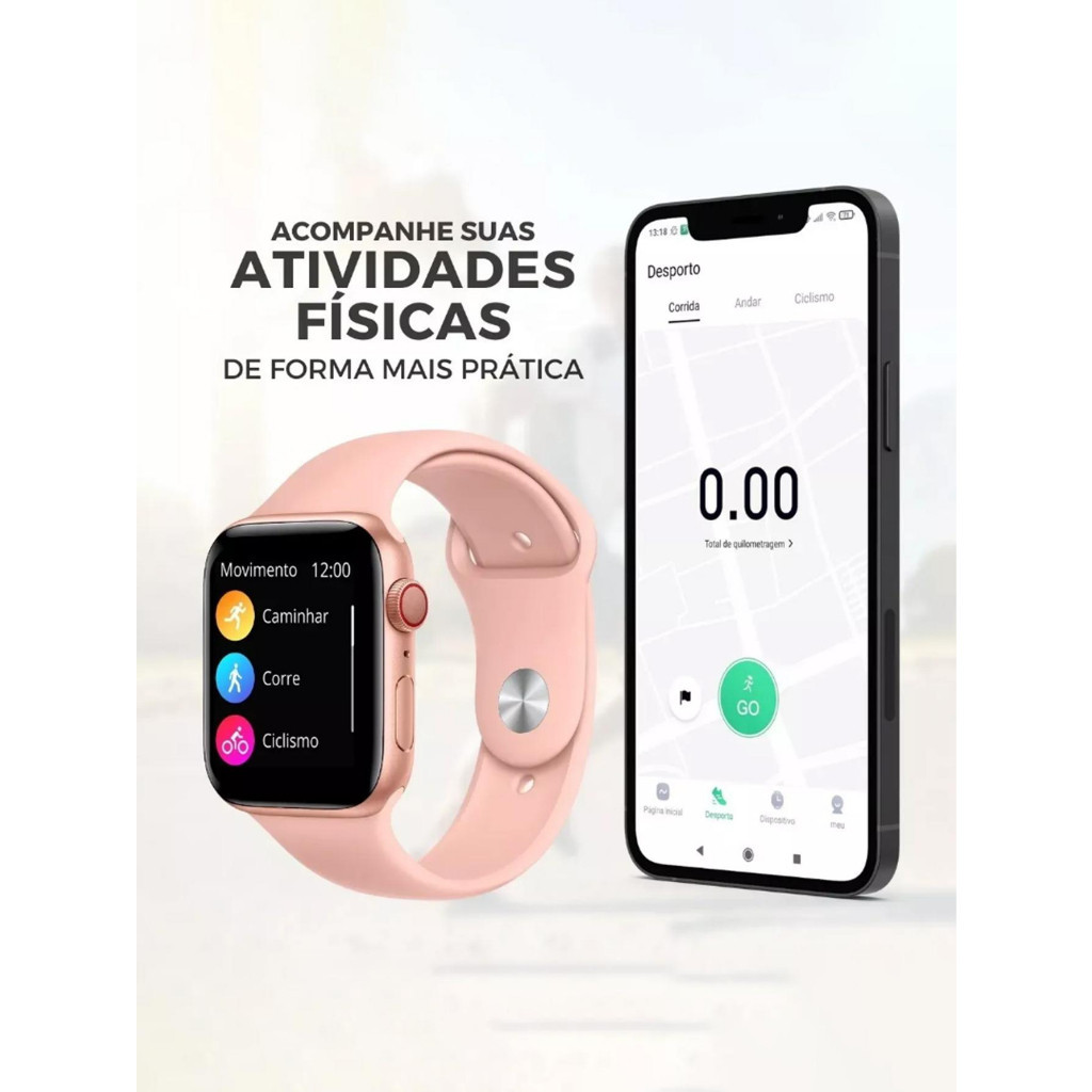 Relógio Smartwatch Original X9 Pro Série 45mm, GPS, NFC, Monitor de Pressão Arterial – São Paulo, Estoque Disponível — foto 8