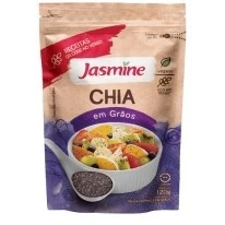 Jasmine Chia Em Grãos Integral Pouch 120G