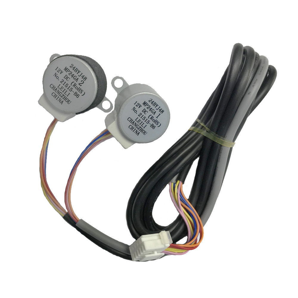 Motor Passo 11002010000004 Vane Aleta Direcionador de Ar Condicionado 30000 BTUs Springer Midea