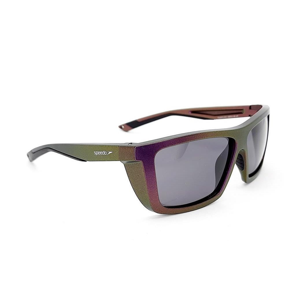 Óculos Solar Speedo Float 6 R11 Roxo Fosco Lente Cinza Polarizada