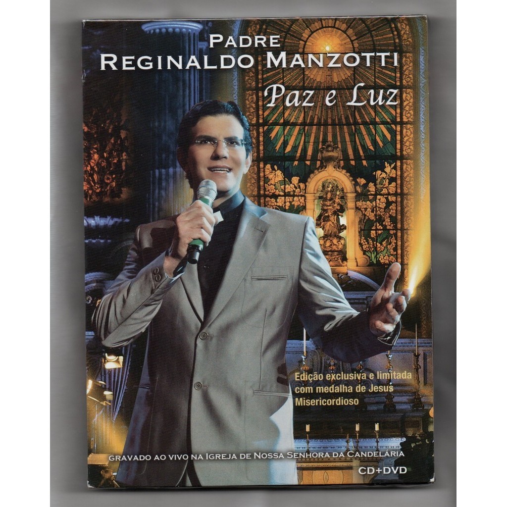 Padre Reginaldo Manzotti Dvd + Cd Paz E Luz