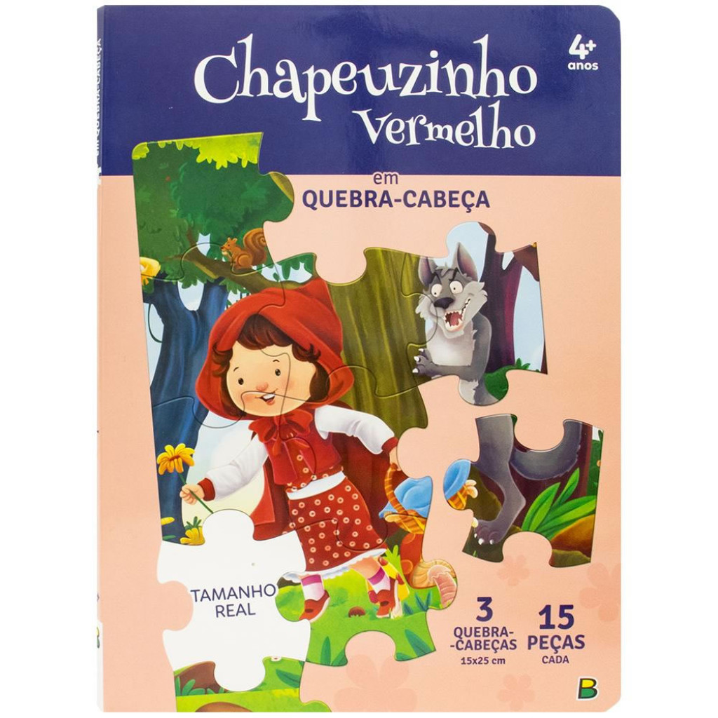CLÁSSICOS EM QUEBRA CABEÇAS CHAPEUZINHO VERMELHO - Books & Magazines