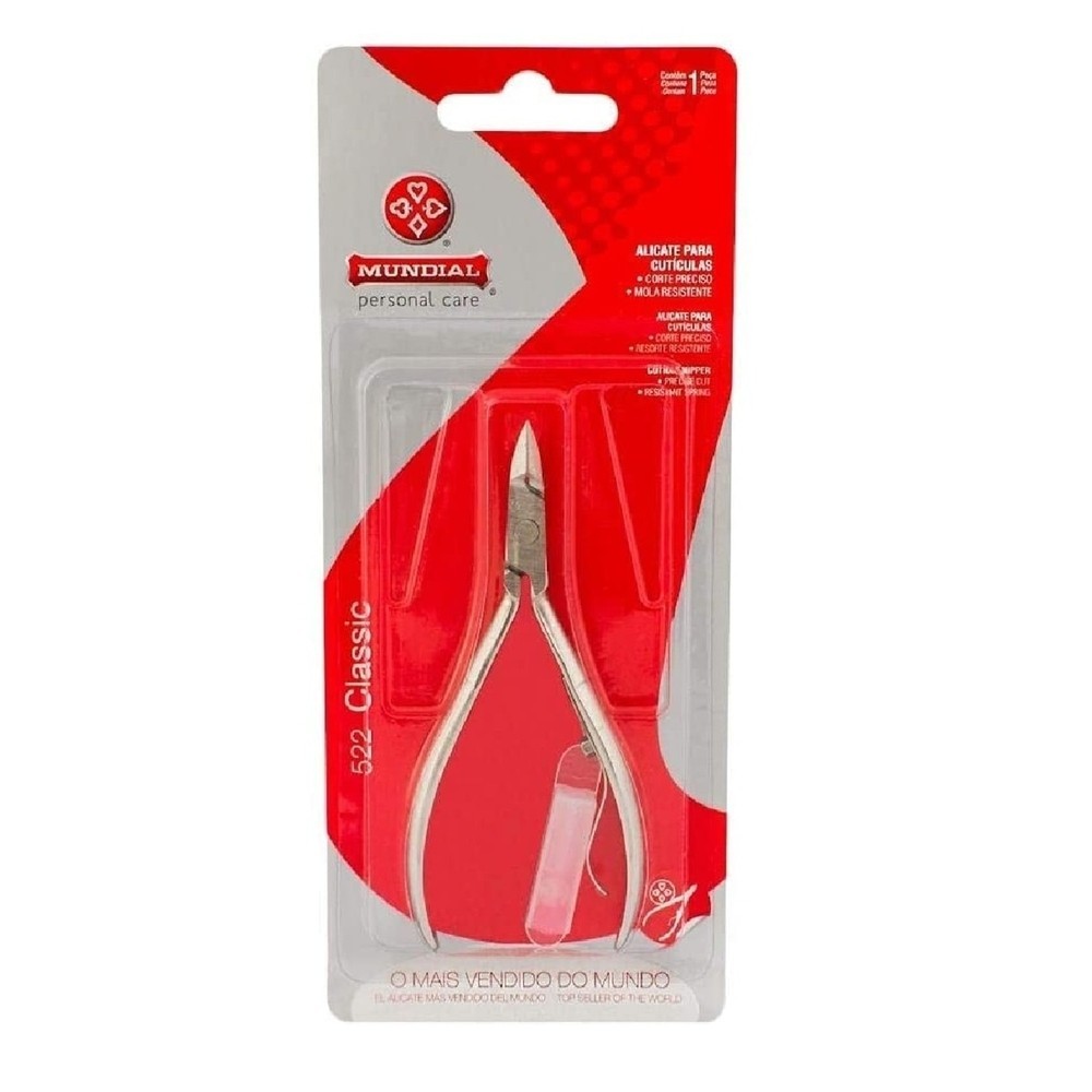 Alicate de Cuticula Mundial Classic 522 1 Unidade em Oferta na Shopee