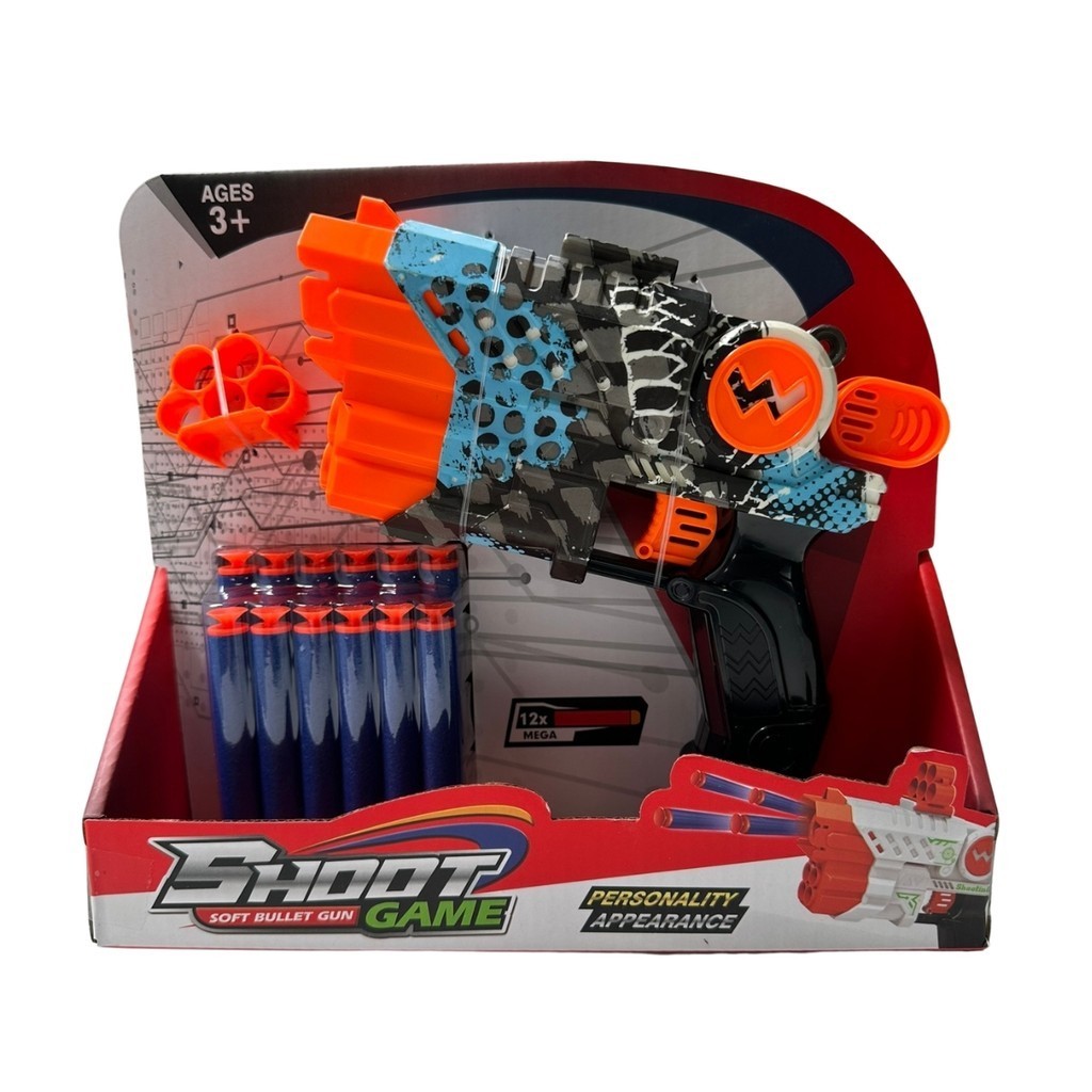 Brinquedo Lançador De Dardos Com Disparo Múltiplo Shoot Game