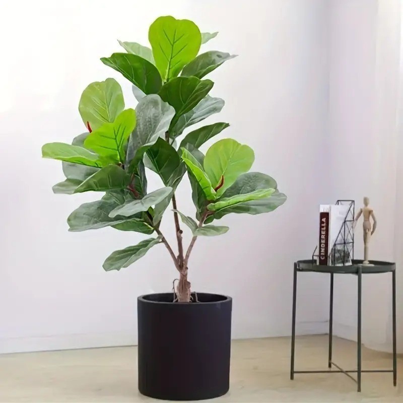 Planta Artificial Fícus Lyrata Luxo Decoração-A-208