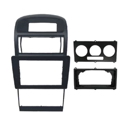 Moldura 9 Flutuante Astra Hach e Sedan c/ Ar Analógico e Digital - Preta