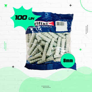 Bucha para fixação Comum 8mm - 100 Un - Trifixi em Oferta na Shopee