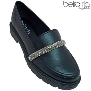 Sapato Mocassim Beira Rio Feminino Com Brilho Casual em Oferta na Shopee