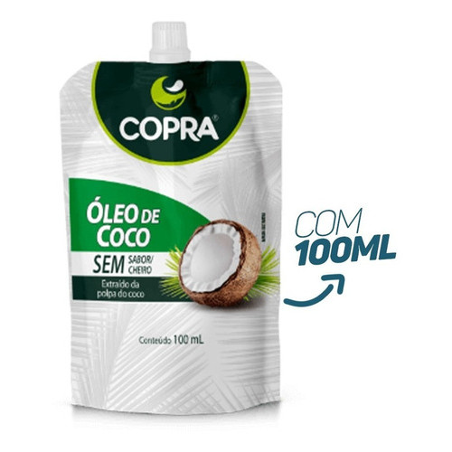 Óleo de Coco Sem Sabor Pouch Copra 100ml