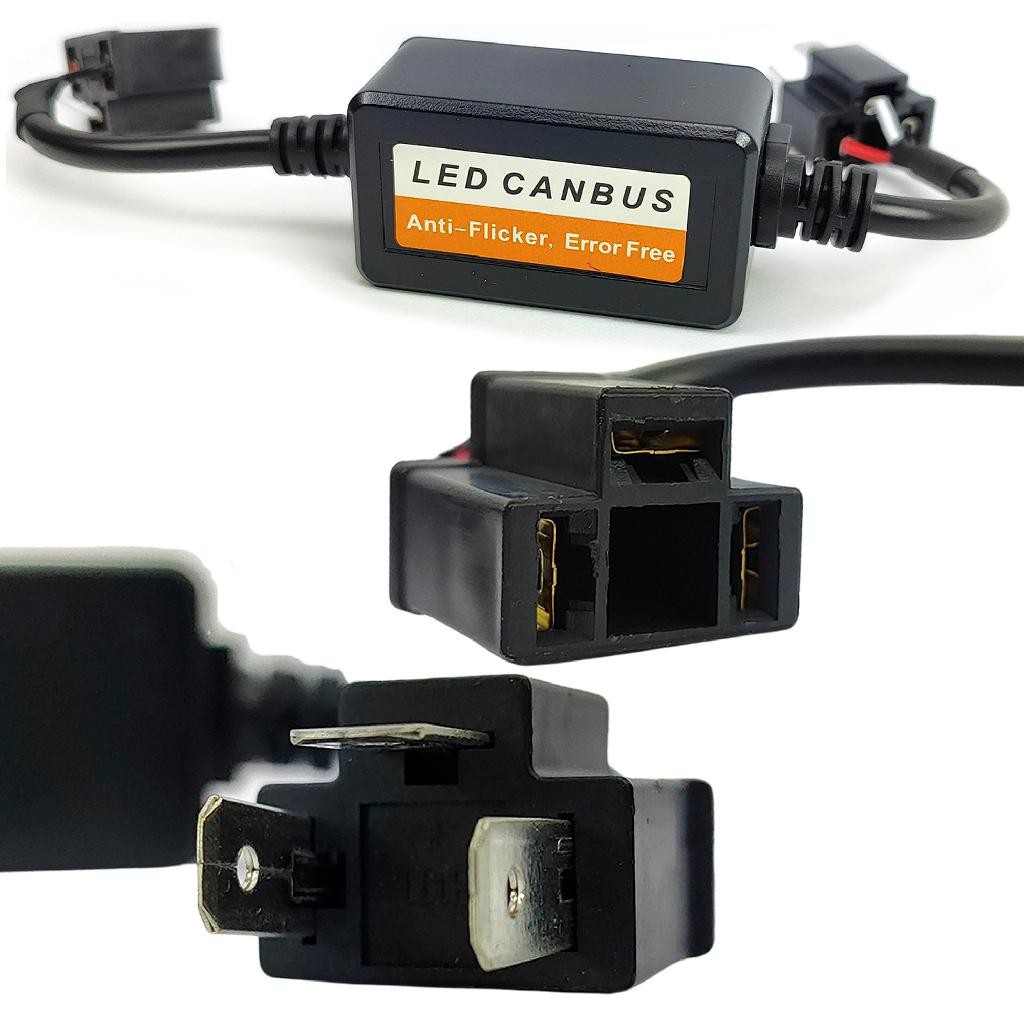 Par Resistor Lampada Farol Led H4 Canbus Canceler Automotivo Universal