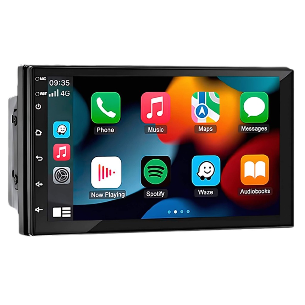 Central Multimídia H-Tech HT-3025CA MP5 7" Tela Vidro IPS c/ CarPlay Android Auto