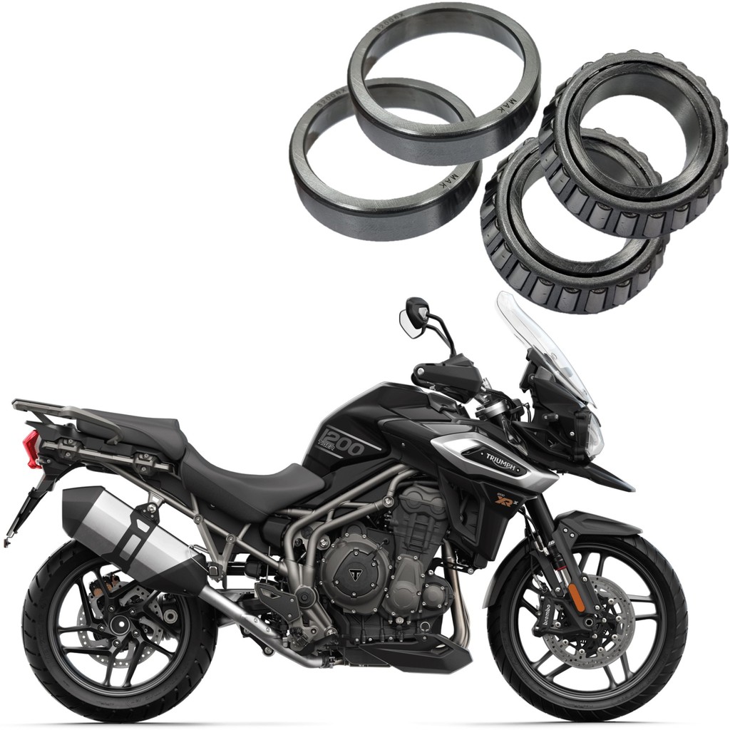 KIT JOGO CAIXA DE DIREÇÃO CÔNICA TRIUMPH TIGER 1200 EXPLORER XR XCA XCX 2018 2017 2016 2015 2014