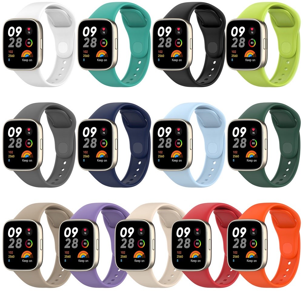 Pulseira de Silicone Sport Compativel Smartwatch Xiaomi Redmi Watch 3 (Versão Global)