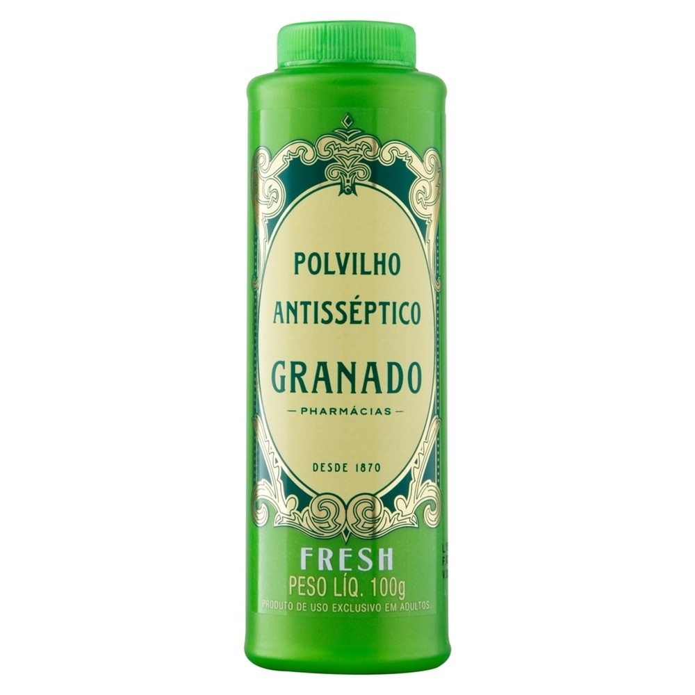 Talco Antisseptico Polvilho Granado Fresh 100G em Oferta na Shopee