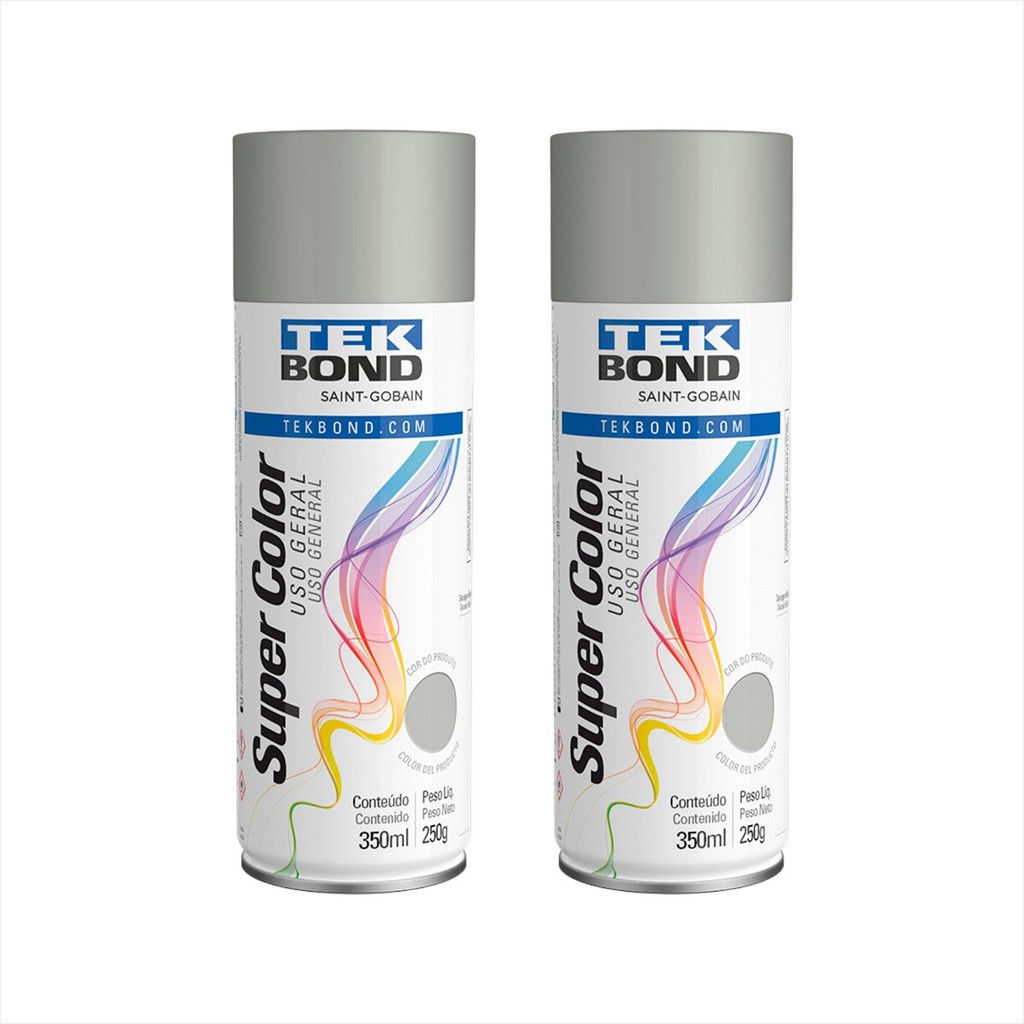 Tinta Spray Fundo ( Primer ) - Super Bond 350ml Kit C/ 2