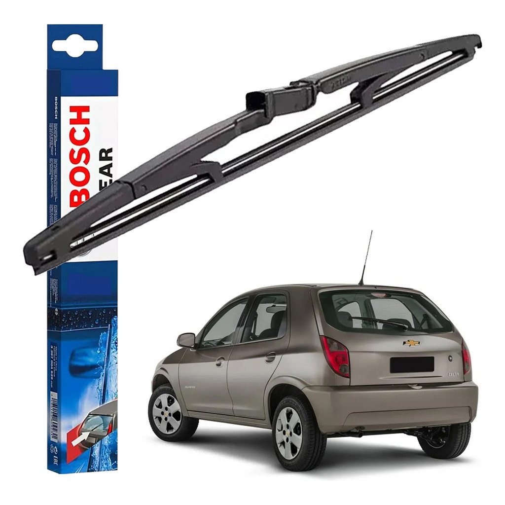 Palheta Vidro Traseira Bosch Gm Chevrolet Celta 2004 A 2013 em Oferta na Shopee