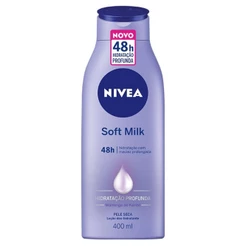 NIVEA SOFT MILK CREME HIDRATANTE PELE SECA COM 400ML