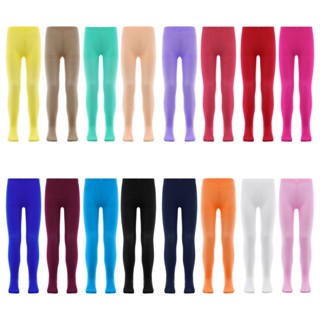 Crianças Meninas Meia-Calça De Veludo Fino Meias De Balé Cor Sólida Boas Dança Elásticas em Oferta na Shopee