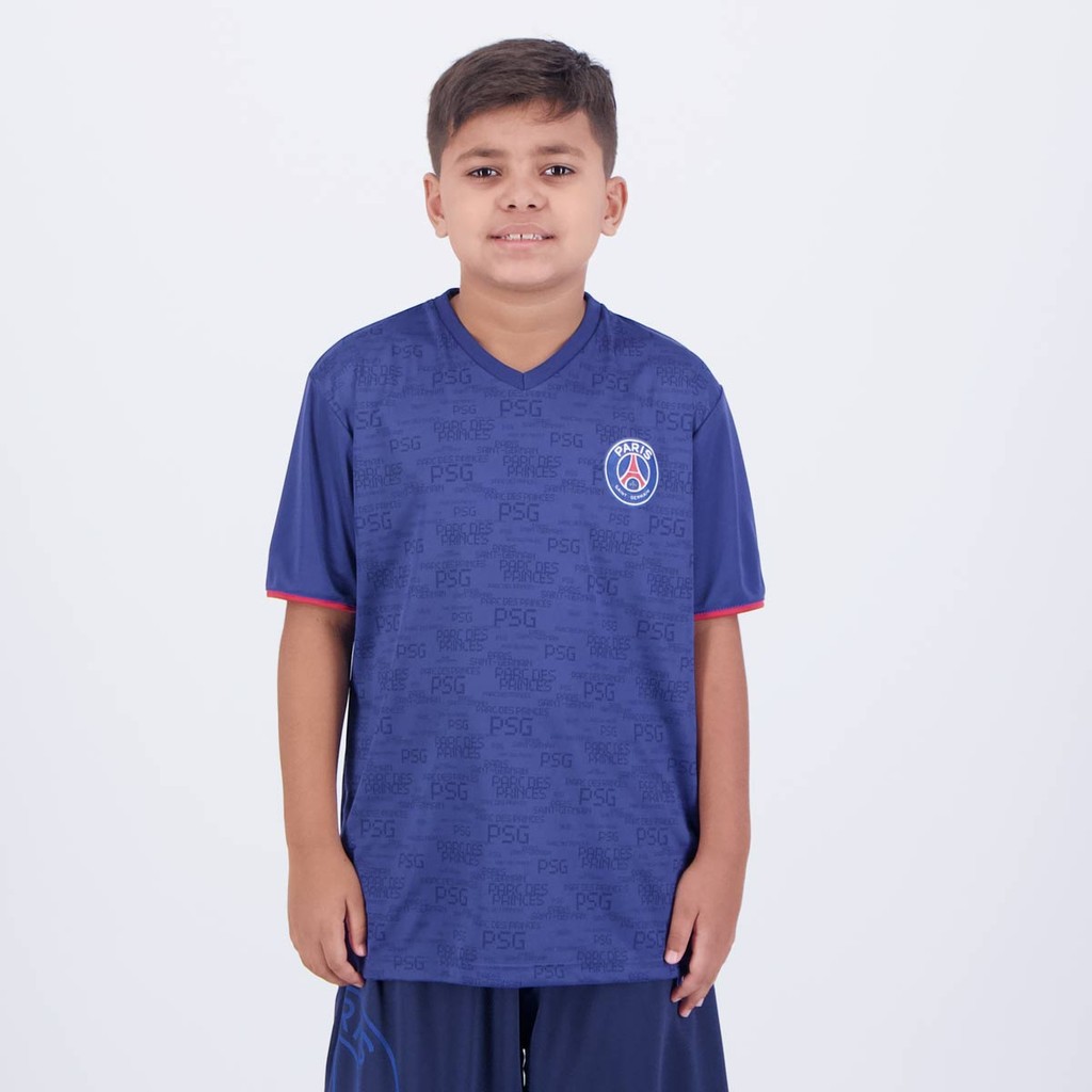 Camisa PSG Advance Infantil Azul em Oferta na Shopee