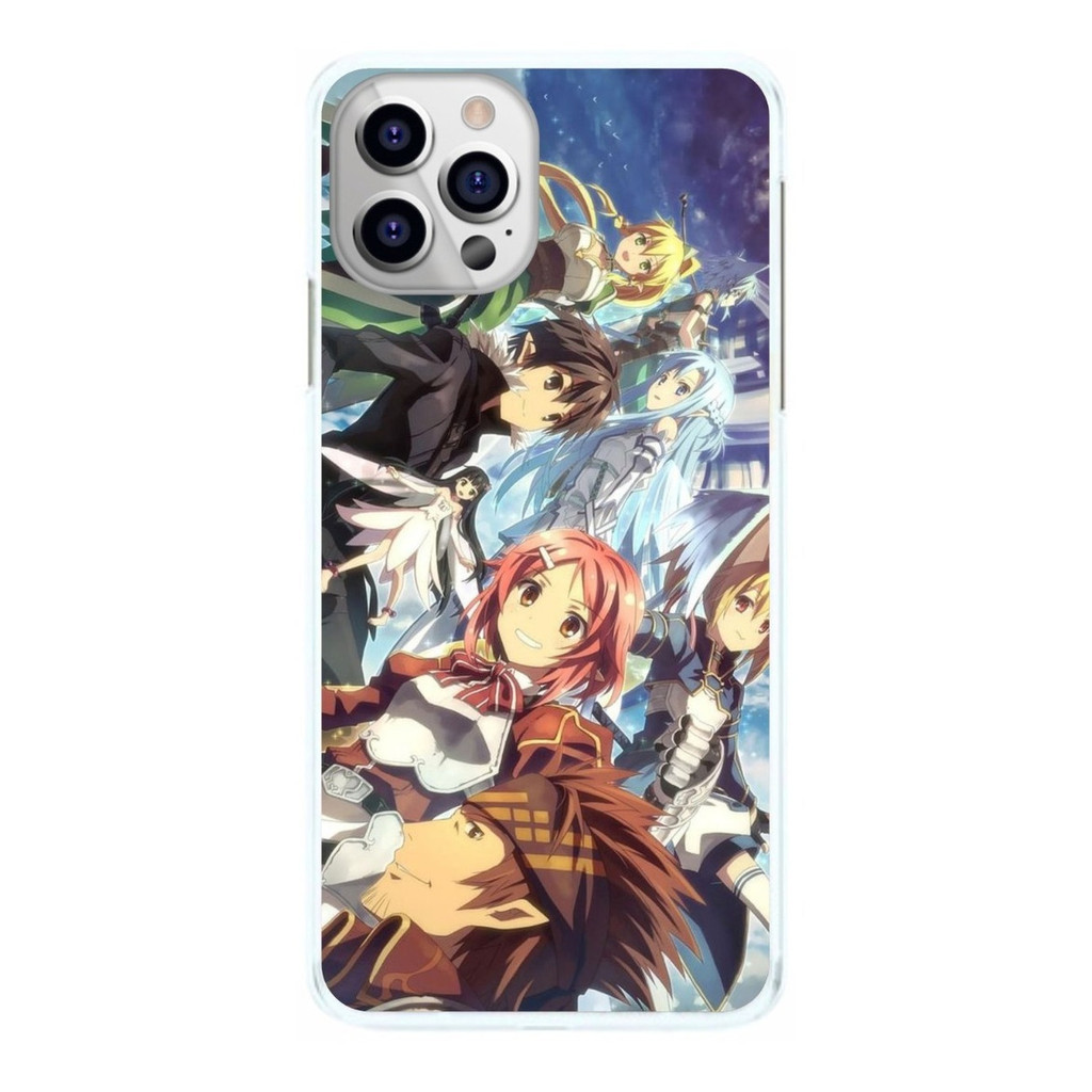 Capinha Sword Art Online Personagens Serie Anime SAO Capa de Celular