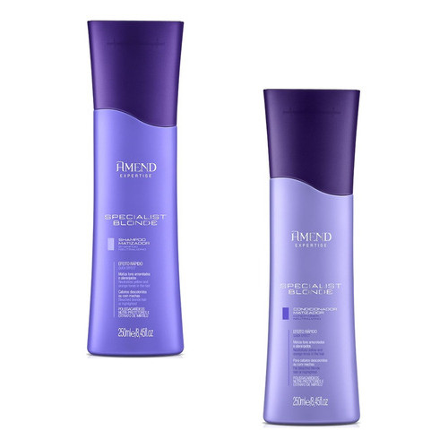 Shampoo Condicionador Amend Specialist Blonde Expertise 250ml - Matização em Oferta na Shopee