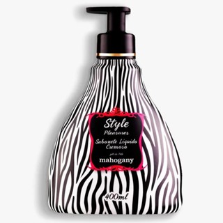 Mahogany Style Pleasures - Sabonete Líquido 400ml em Oferta na Shopee