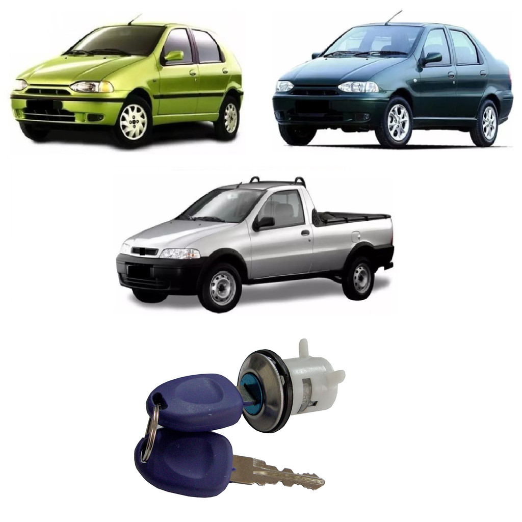 CILINDRO PORTA PALIO 96/04 SIENA COM CHAVE LADO ESQUERDO em Oferta na Shopee