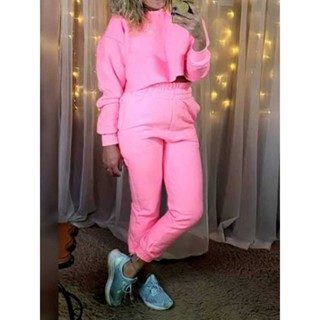 Conjuntoi Calça Jogger Mais Blusinha manga longa em moletom tamanhos P/M/G/GG/G1 em Oferta na Shopee
