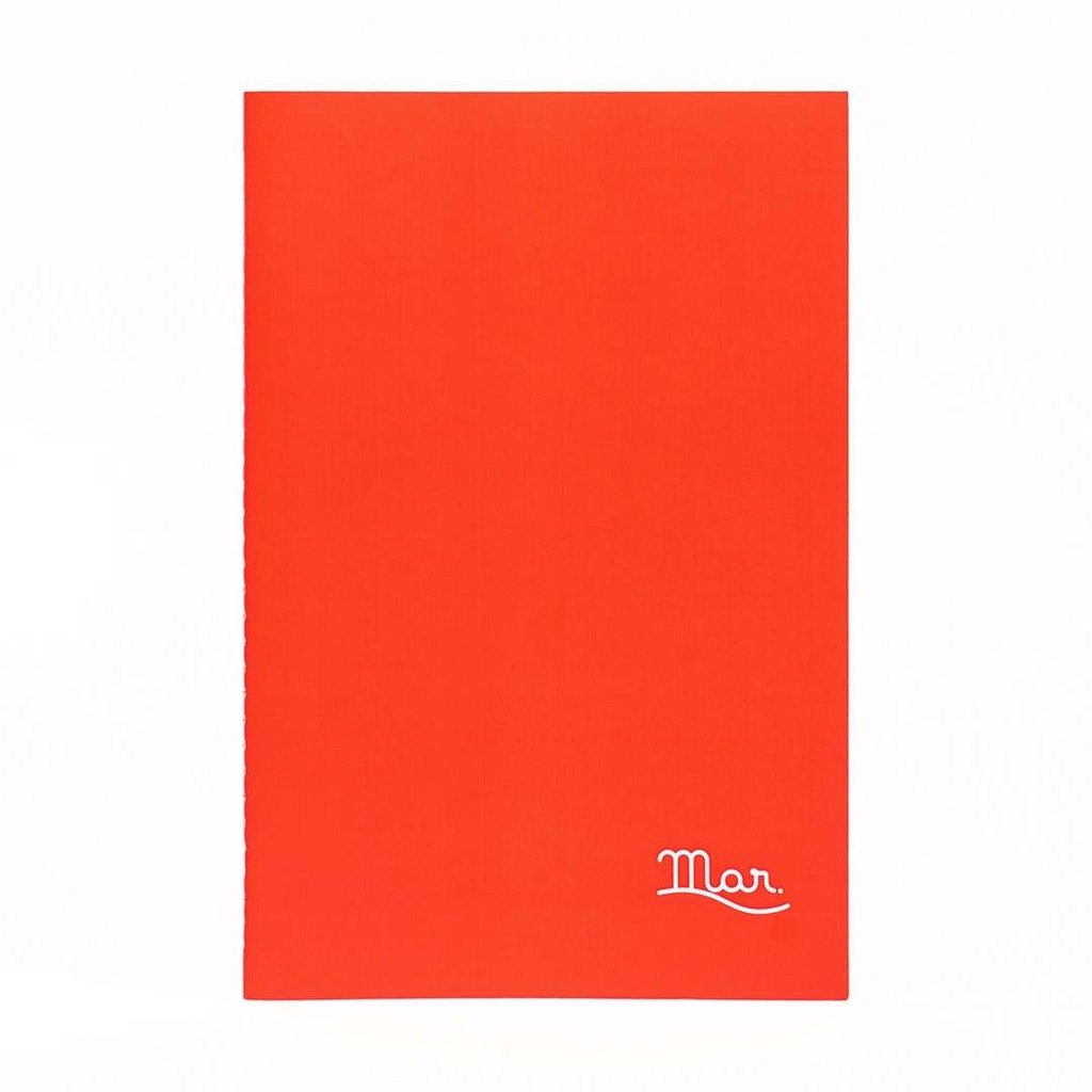 KIT 03 JOURNALS MAR VERMELHO A5 C/ PAUTA 60FLS CADA