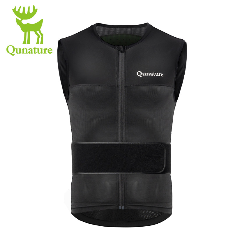 Qunature Colete De Esqui Proteção Para As Costas Da Coluna Lombar Anti-Colisão Camisa Protetora Acessórios Esportivos