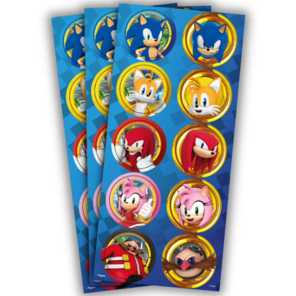 30 ~150 ADESIVO SONIC REDONDO  Regina em Oferta na Shopee