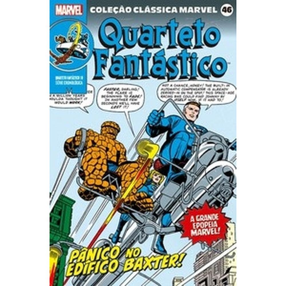 Coleção clássica marvel vol. 46 - quarteto fantástico 10 - Books & Magazines