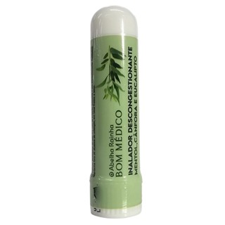 Inalador Descongestionante Mentol, Canfora e Eucalipto Bom Médico Abelha Rainha 0,7g em Oferta na Shopee