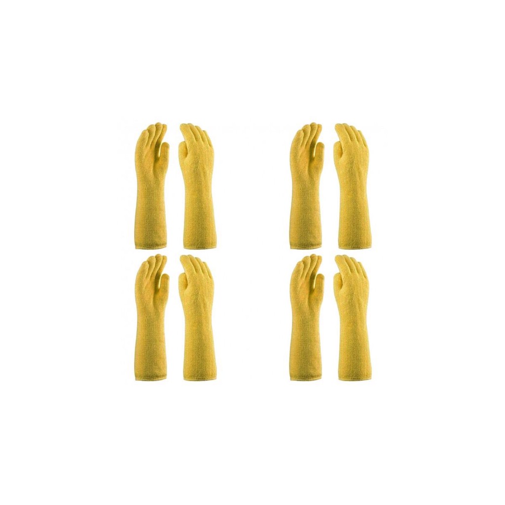 Kit Com 4 Pares De Luva kevlar para Altas Temperaturas - 1511 - Promat / Luvamac