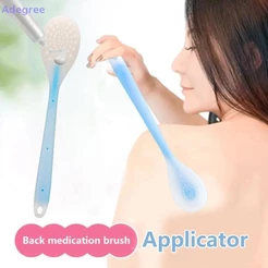 Adegree Multi-Função Loção Pomada Alça Longa Corpo Sílica Gel Massagem Livre Volta Aplicador Ferramenta Novo
