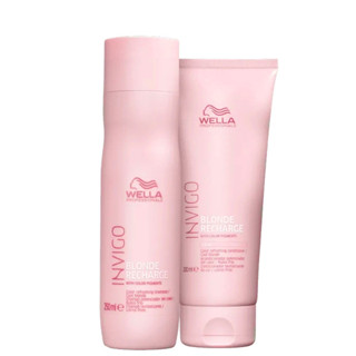 Kit Invigo Blonde Recharge Shampoo e Condicionador - Wella em Oferta na Shopee