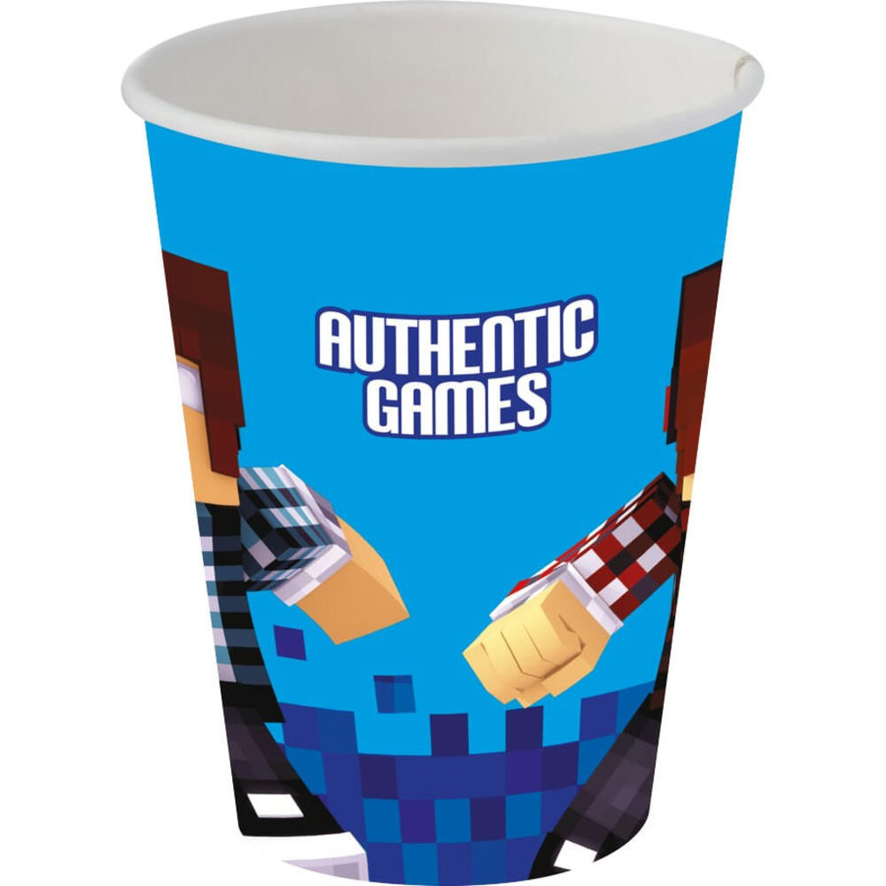 Copo Papel 200Ml 8 Unidades - Authentic Games - Festcolor