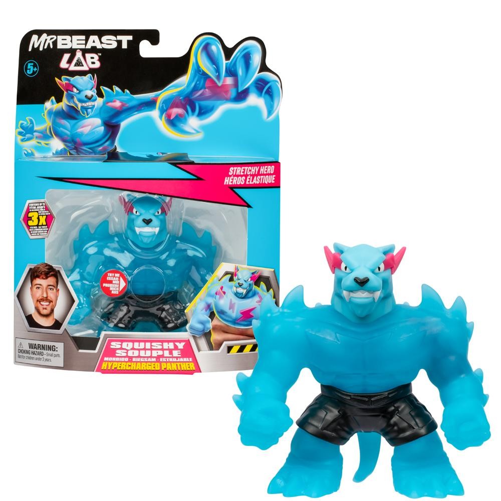 Boneco Colecionável Elástico Goo Jit Zu MrBeast Lab - Pantera Hiper Carregada em Oferta na Shopee