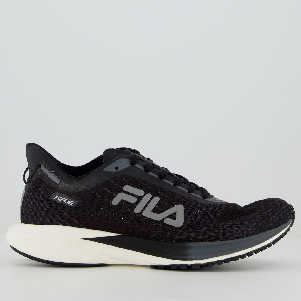 Tênis Fila KR6 Preto e Branco em Oferta na Shopee