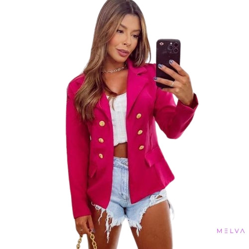 Max Blazer Luxo Alfaiataria Feminino - Rhubi store