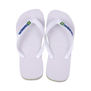 Chinelo Sandália Havaianas Brasil Logo Legítimo Branco Original Verão Casual Masculino Feminino em Oferta na Shopee