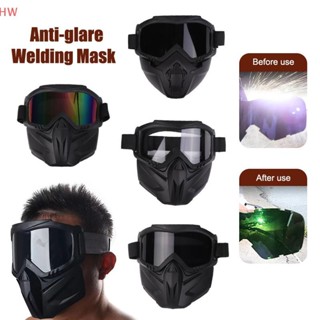 Máscara De Soldador De Segurança Respirável Facial Completa Óculos De Soldagem Ciclismo Anti-Areia Ferramentas De Proteç em Oferta na Shopee