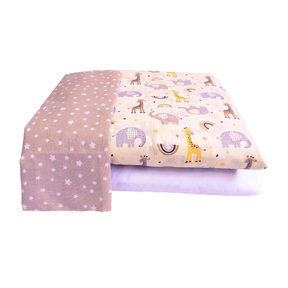 Jogo de Lençol Berço Americano Bublim Girafa - 3 Peças em Oferta na Shopee