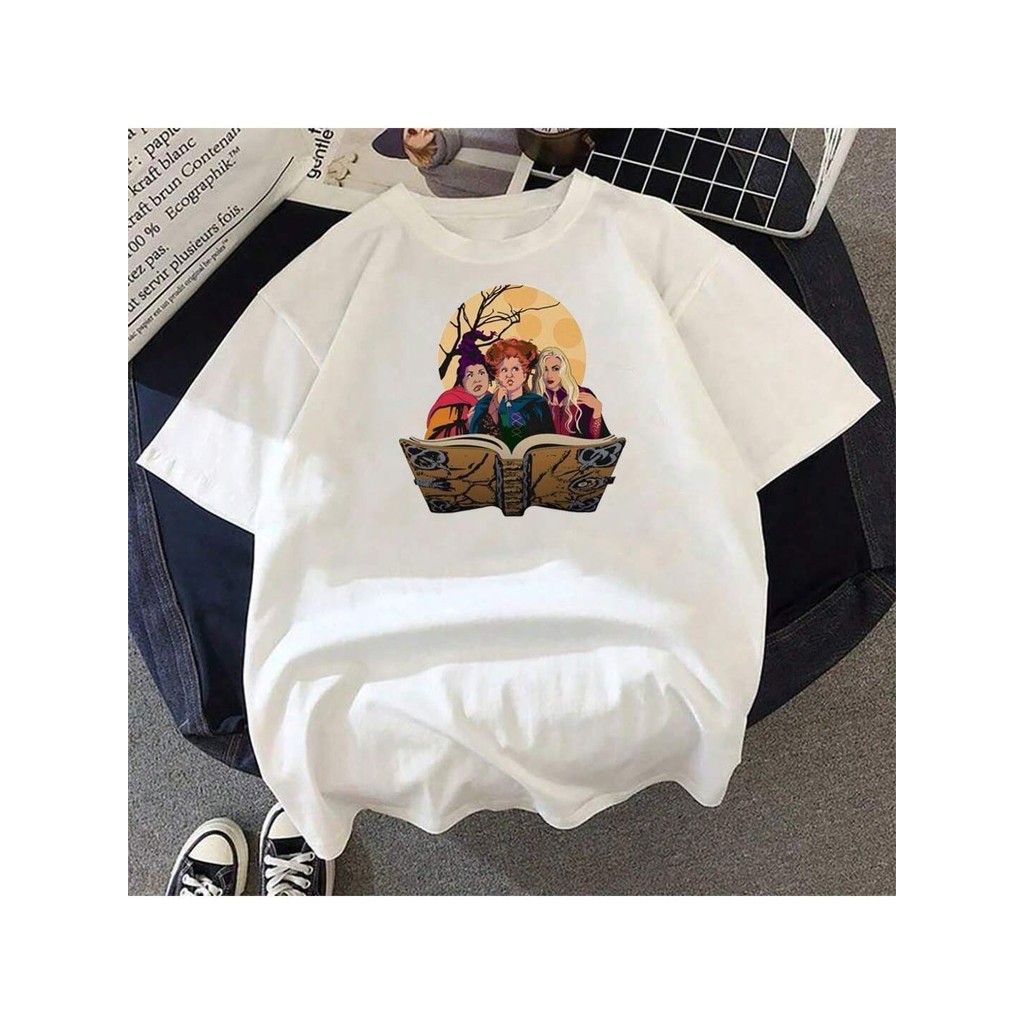 Camiseta Estilo Streetwear Abracadabra Filme Série Hip Hop Moda Masculina Feminina