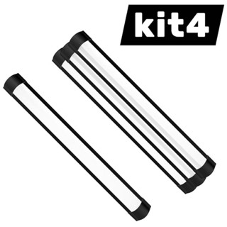 Kit 4 Luminaria Tubular Led 40w Lampada Calha Sobrepor 120CM Cor Branco Frio Voltagem 110v/220v Bivolt em Oferta na Shopee