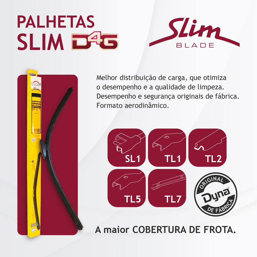 Detalhes do Par Palhetas Dyna Limpador Parabrisa Citroen C3 2012 A 2022